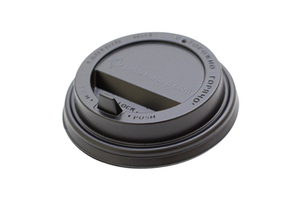 Крышка для стакана 180мл Д-73мм Черная ПРОТЭК