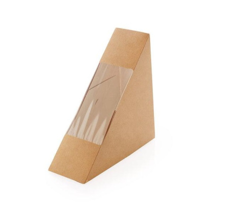 Короб бумажный под сэндвич GEO SENDVWICH50 (130х130х50мм)