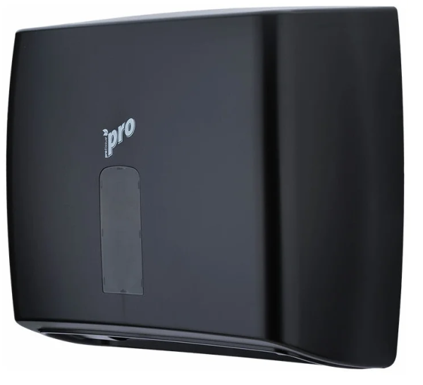 Диспенсер для листовых полотенец PRO Classic малый черный (16250) Диспенсер для листовых полотенец PRO Classic малый черный (16250)