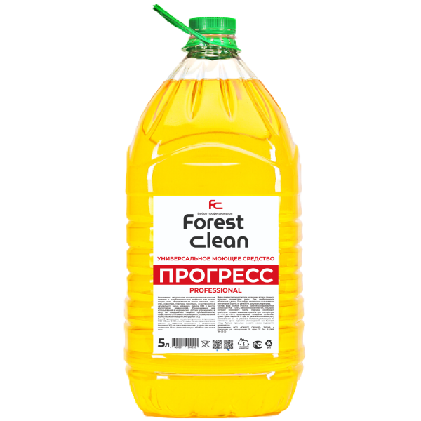 Универсальное низкопенное моющее средство Прогресс FOREST CLEAN, 5л  Универсальное низкопенное моющее средство Прогресс FOREST CLEAN, 5л