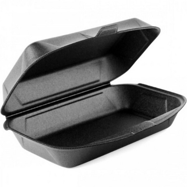 Ланчбокс LB MAX 1 черный 100шт МЕГАПЛАСТ  Ланчбокс LB MAX 1 черный 100шт МЕГАПЛАСТ