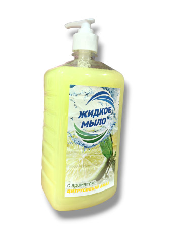 Жидкое мыло KIMIKA "Цитрусовый Джаз" с дозатором 1л