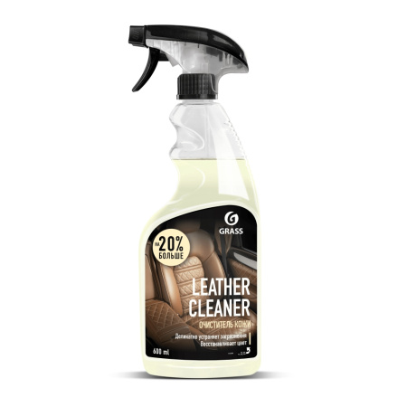 Очиститель для кожи авто Grass LEATHER CLEANER, 600мл 