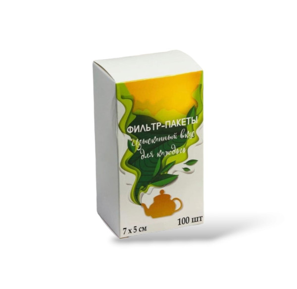 Набор фильтр-пакетов (5х7см) для завривания чая с завязками, 100шт   Набор фильтр-пакетов (5х7см) для завривания чая с завязками, 100шт