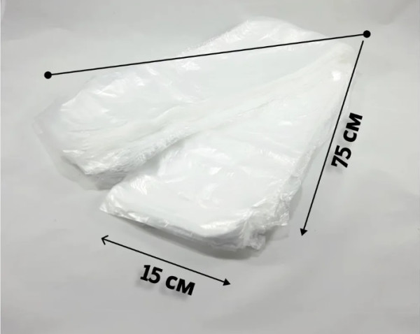 Пакет полиэтиленовый для багета 150х750мм без клеевого клапана Пакет полиэтиленовый для багета 150х750мм без клеевого клапана