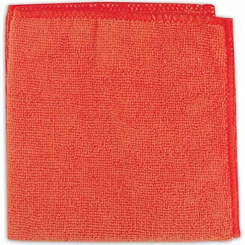 Салфетка из микрофибры 40х40см, 220гр, красная, 1 шт – СМП-Склад