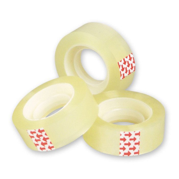 Скотч канцелярский 12мм х 33м прозрачный  Скотч канцелярский 12мм х 33м прозрачный