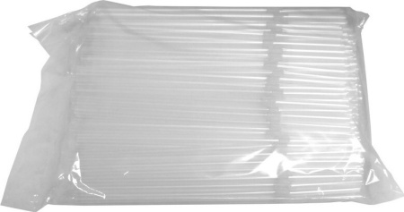 Трубочки коктейльные 5х210мм прозрачные с гофрой "Стандарт" 250шт (Фарт)