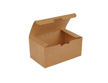 Коробка ECO FASTFOOD BOX L 150x91x70 DoEco крафт – СМП-Склад