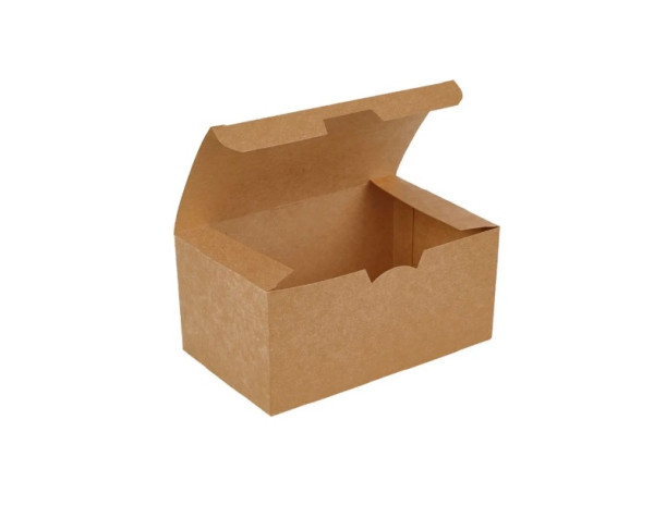 Коробка ECO FASTFOOD BOX L 150x91x70 DoEco крафт – СМП-Склад