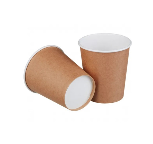 Стакан бумажный 250мл д/гор Крафт (СК)