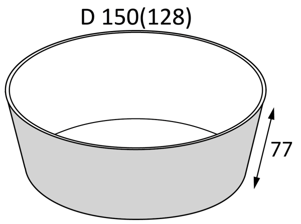 Короб бумажный под салат OSQ Round Bowl 1000мл без крышки Короб бумажный под салат OSQ Round Bowl 1000мл без крышки