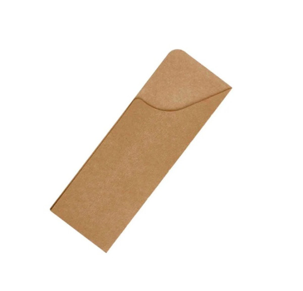 Конверт для столовых приборов ECO POCKET E 180х60мм DoEco крафт – СМП-Склад