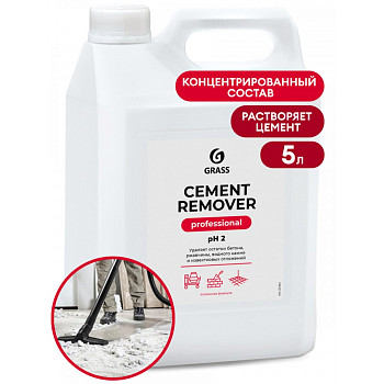 Средство для очистки после ремонта Grass CEMENT REMOVER, 5л – СМП-Склад