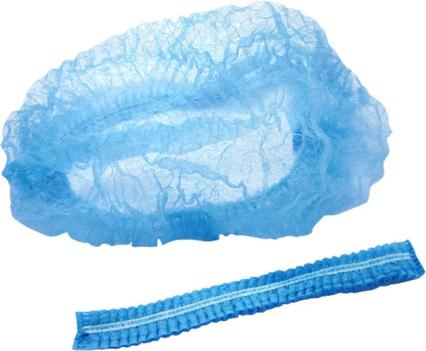 Шапочка спанбонд Шарлотта AVIORA  голубая одноразовая 100шт Шапочка спанбонд Шарлотта AVIORA  голубая одноразовая 100шт