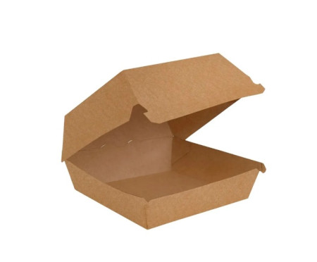 Короб бумажный под гамбургер DoEco 120х120х70 BURGER L  – СМП-Склад, 2