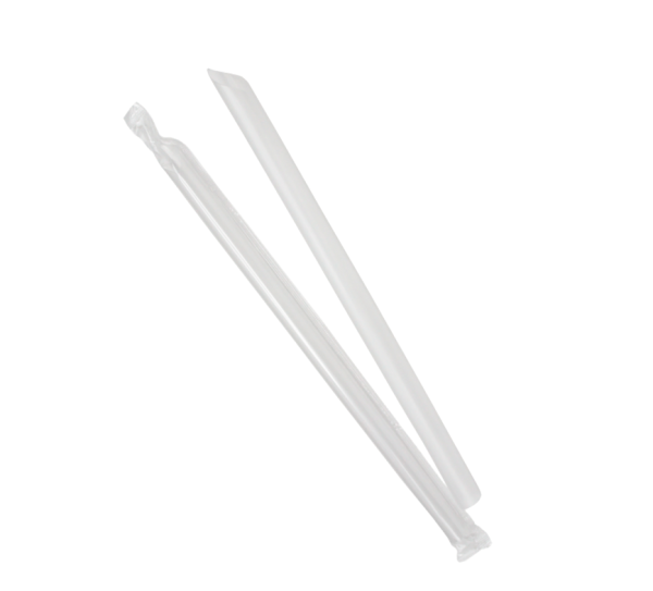 Трубочки коктейльные Бабл-Ти 12х210мм прозрачные прямые со скошенным углом в инд. п/п упаковке 250шт Трубочки коктейльные Бабл-Ти 12х210мм прозрачные прямые со скошенным углом в инд. п/п упаковке 250шт