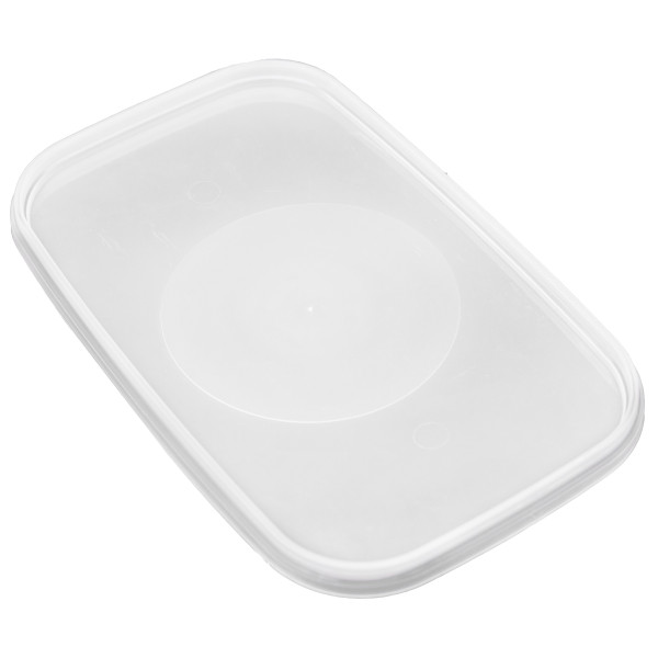 Крышка к ведру с железной ручкой 11л прямоугольная прозрачная, А-Упак Крышка к ведру с железной ручкой 11л прямоугольная прозрачная, А-Упак