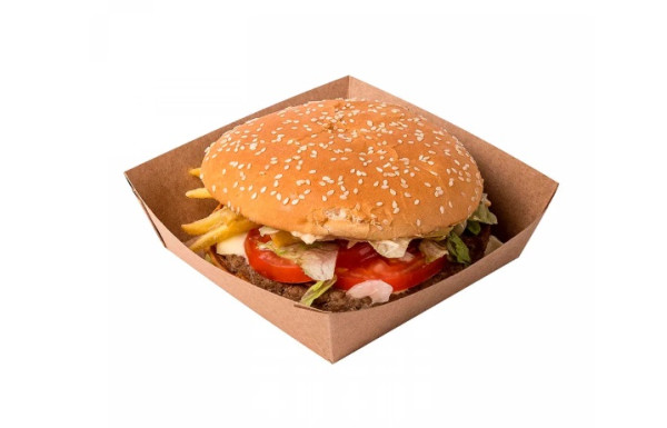 Лодочка ECO TRAY 550 139х139х42 DoEco крафт – СМП-Склад, 2