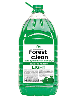 Моющее средство для посуды LIGHT FOREST CLEAN "Зеленое яблоко", 5л – СМП-Склад
