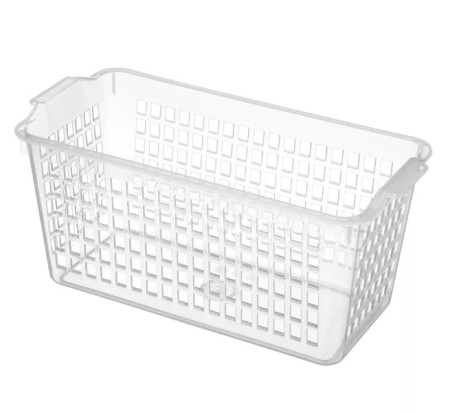Корзинка универсальная PHIBO, 280х135х123мм, 3,2л, Прозрачная  Корзинка универсальная PHIBO, 280х135х123мм, 3,2л, Прозрачная
