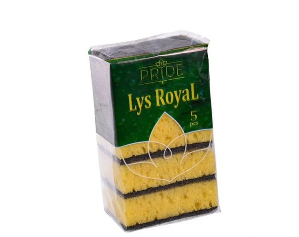 Губка кухонная Pride (105х65х35 мм) "Lys Royal" 5шт