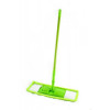Швабра с насадкой из микрофибры ворсовая моп Шенил 40х9см с ручкой-телескоп цветная – СМП-Склад (миниатюра)